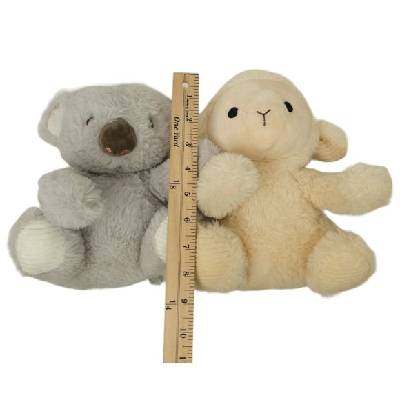 Spark Create Imagine Koala Lamb Rattle Crinkle Ear Plush Stuffed Animal Toy Lot - Picture 7 of 14